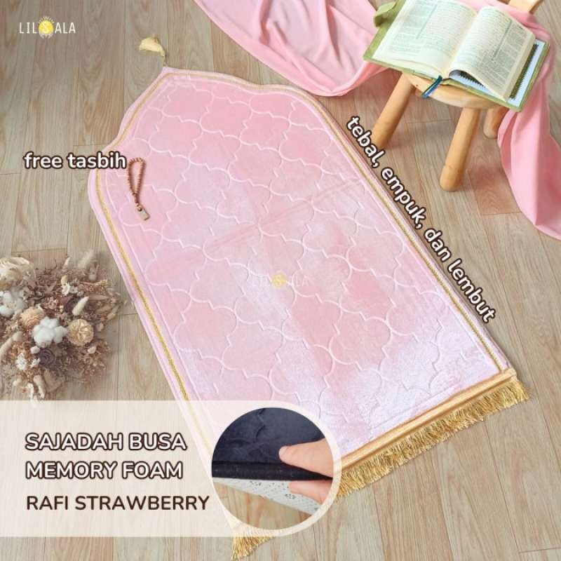 Busa Hadiah Promo Sajadah Busa Kubah Rafi Memory Foam Antislip Tebal Empuk Lembut ...