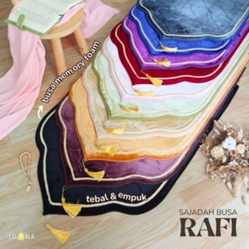 Busa Hadiah Promo Sajadah Busa Kubah Rafi Memory Foam Antislip Tebal Empuk Lembut ...