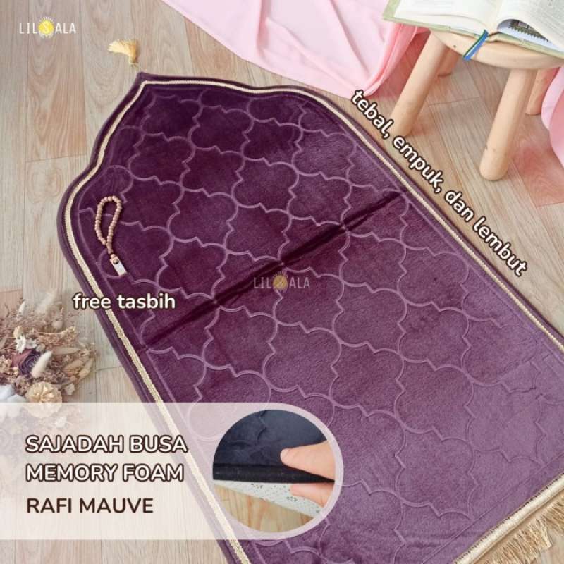 Busa Hadiah Promo Sajadah Busa Kubah Rafi Memory Foam Antislip Tebal Empuk Lembut ...