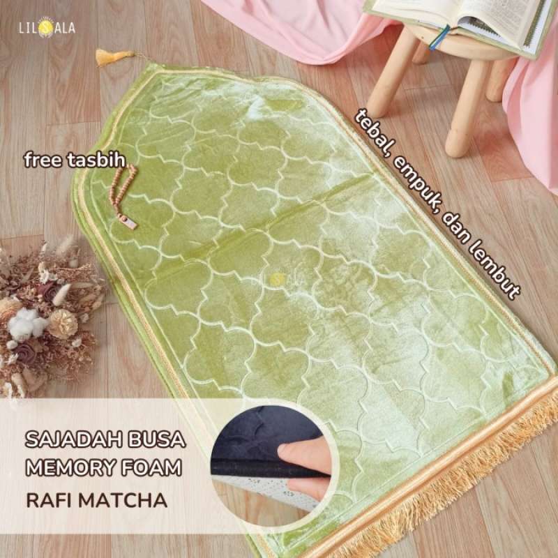 Busa Hadiah Promo Sajadah Busa Kubah Rafi Memory Foam Antislip Tebal Empuk Lembut ...