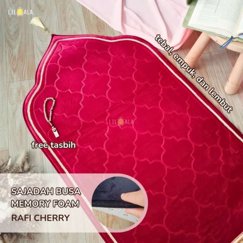Busa Hadiah Promo Sajadah Busa Kubah Rafi Memory Foam Antislip Tebal Empuk Lembut ...