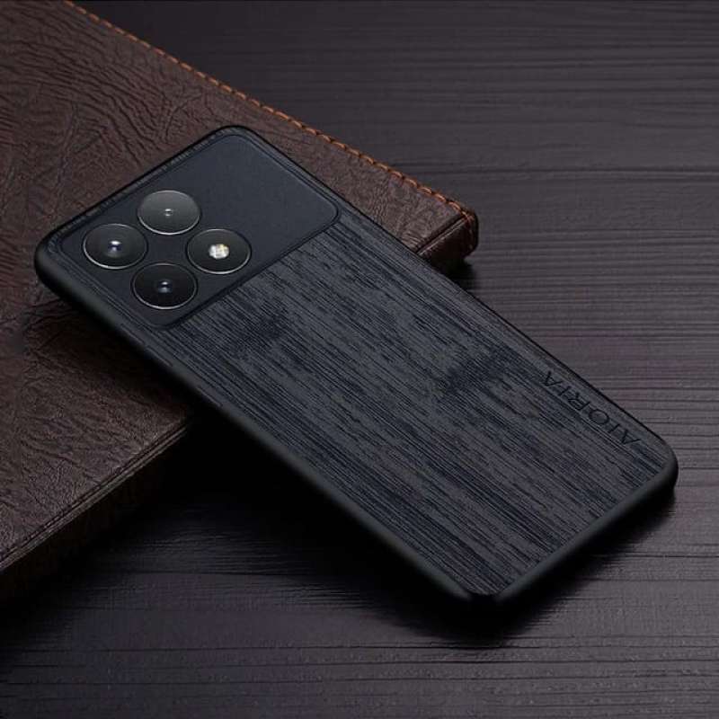 Jual Casing Poco X6 / X6 Pro 5g Case Wood Texture Authentic - Poco X6 Pro Grey Di Seller ...