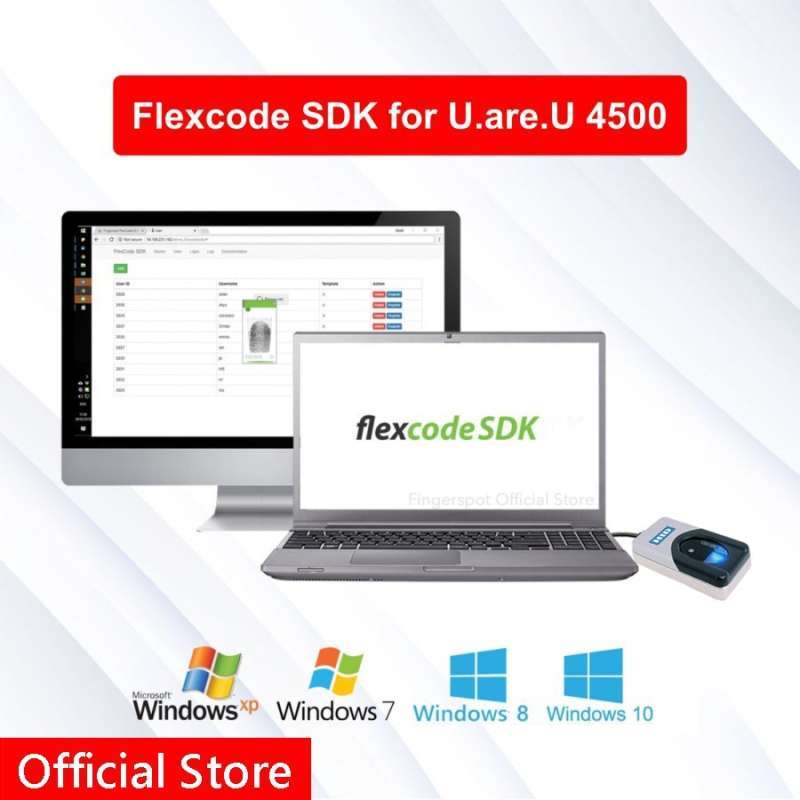 Jual Fingerspot FlexCode 4500 Sensor Sidik Jari SDK Absensi Support ...