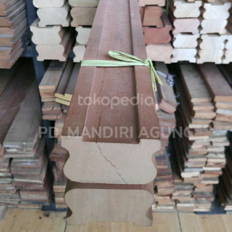 Promo Rt-01K / Rt-01B Railing Tangga Kayu Kamper & Meranti Oven ...
