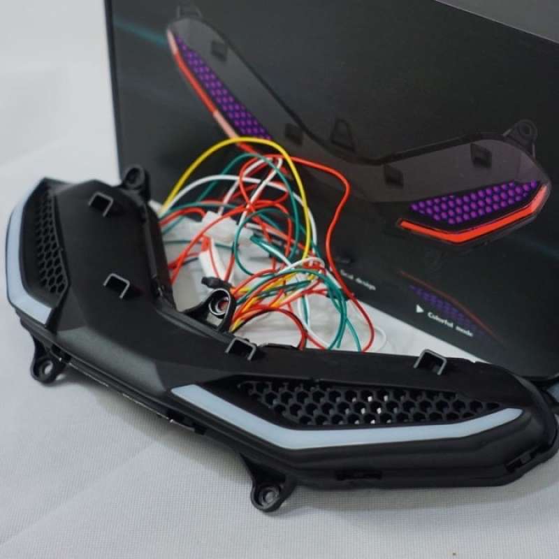 Promo COVER LIST LAMPU DEPAN MATA GABAN MX KING MX 150 LED ALIS MX KING 150 GARANSI Diskon 2 di