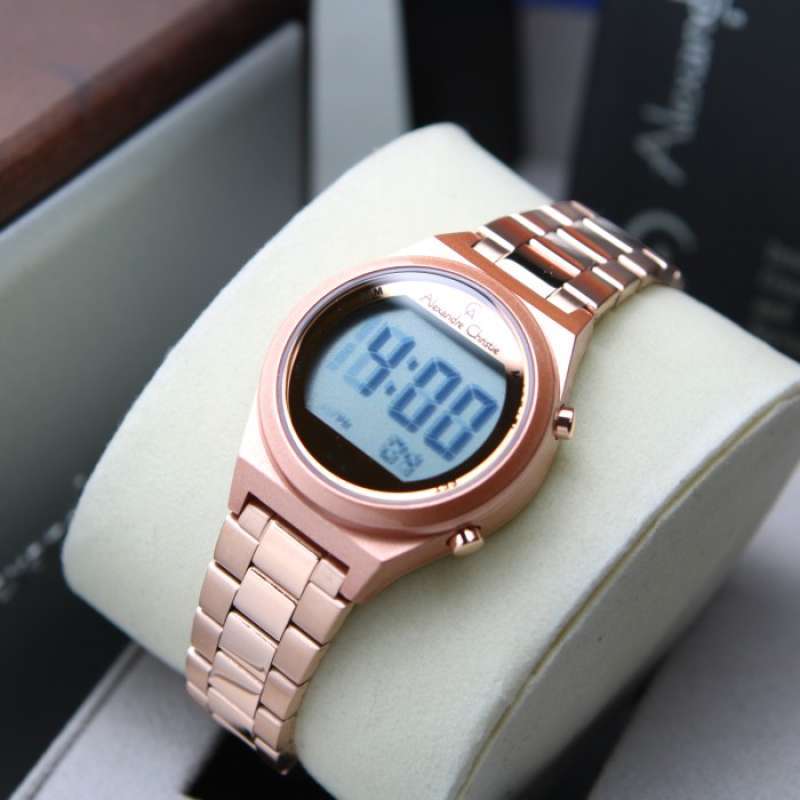 Promo Alexandre Christie Ac 9385 Full Rosegold Wanita Digital