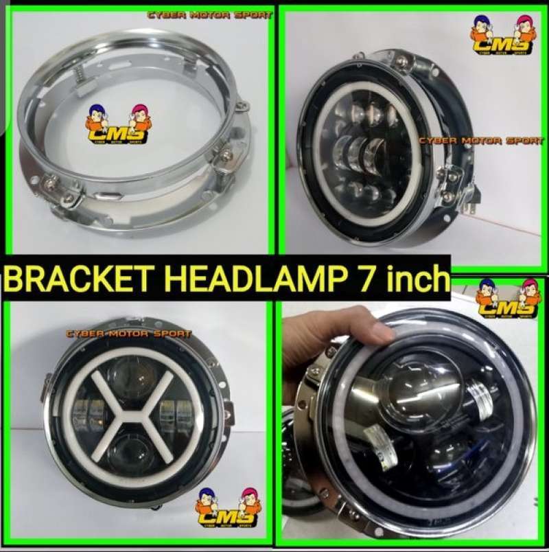 Promo Viral !! Bracket Lampu Suzuki Jimny Katana Headlamp Bulat. Braket