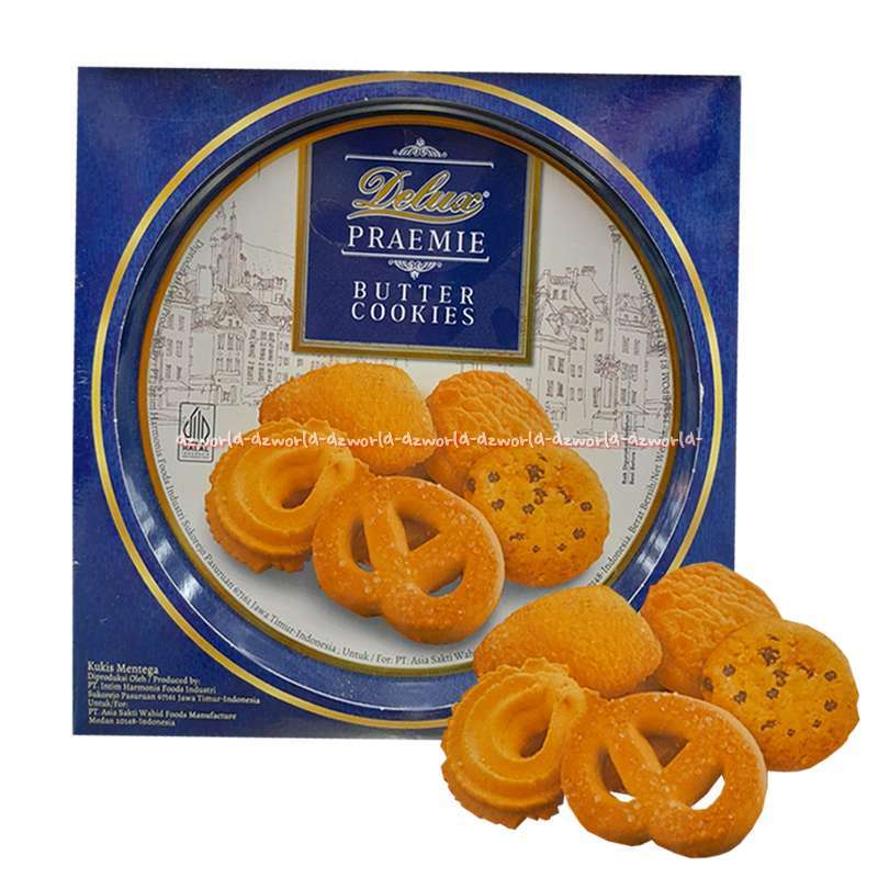 Jual Asw Foods 350gr Delux Praemie Butter Cookies Kukis Mentega Kemasan