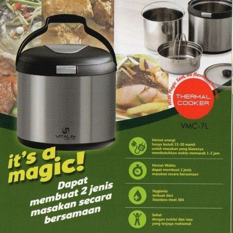 Jual Non Elektrik Thermal Cooker Magic Chef Slow Cooker Stainless Di Seller Ruji Store Kalibata Kota Jakarta Selatan Blibli