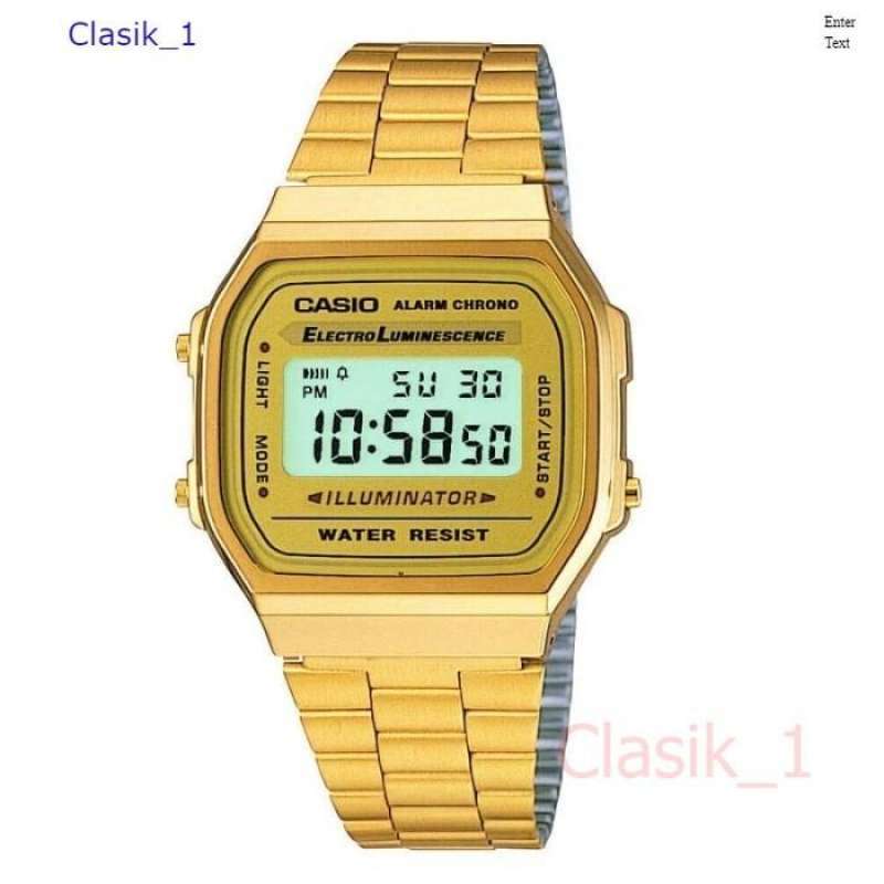 Casio Watch Casio Gold Cena Jual Original 100%!! Casio A168wg-9wdf