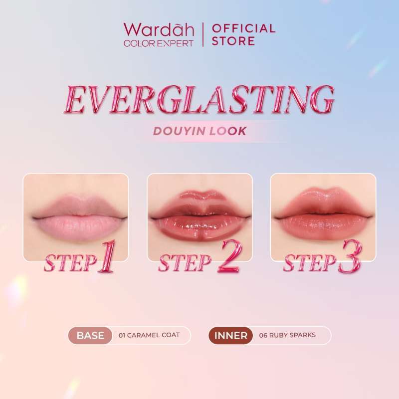 Wardah Color Gradasi Promo New! Wardah Glasting Liquid Lip - Hi-pigmented Glass Color ...