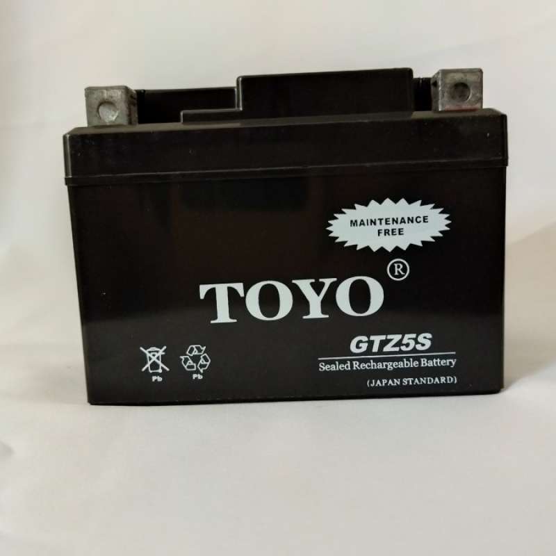 Promo New Aki Toyo Gtz5s 3.5 Ah - Aki Motor Mio Scoopy D Sale Diskon 34