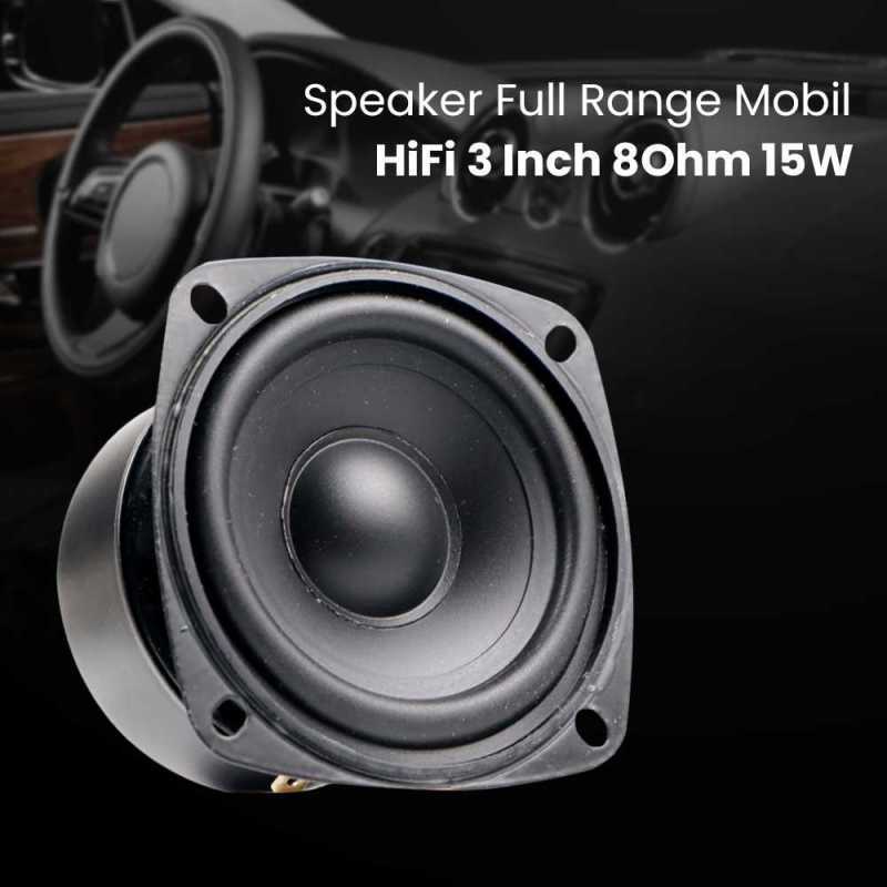 Promo Ilouder Speaker Full Range Mobil Hifi 3 Inch 8ohm 15w Al1d Diskon 