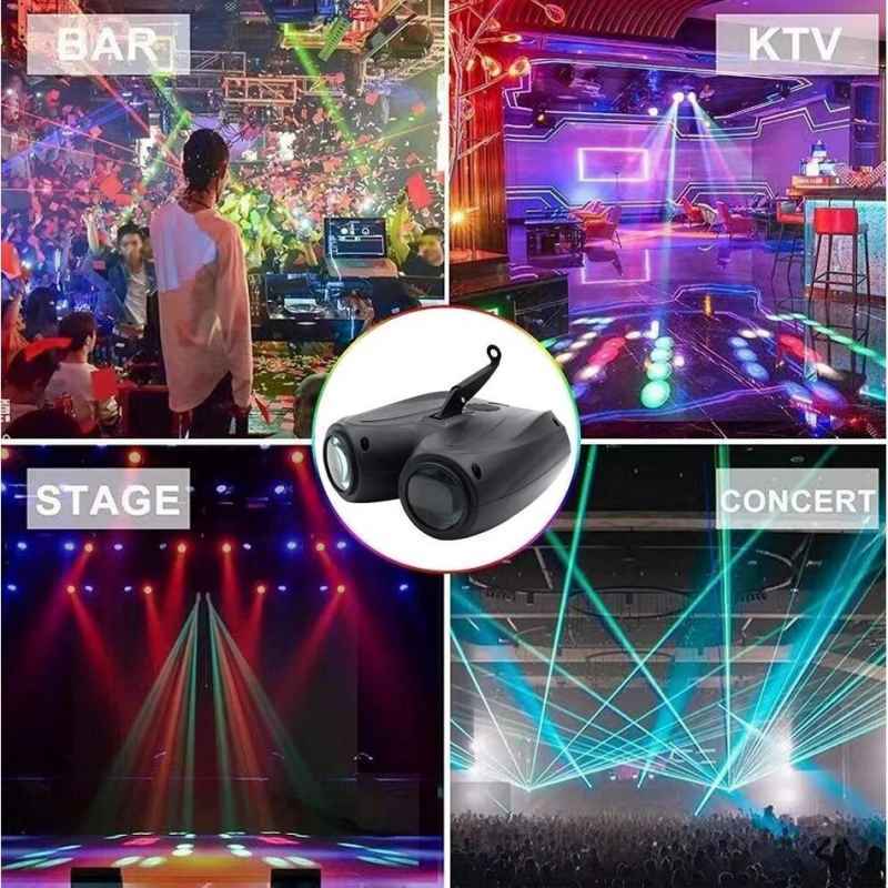 Jual Emslaser Lampu Proyektor Disco Sensor Suara Rgb 128 Led 20w El20 ...