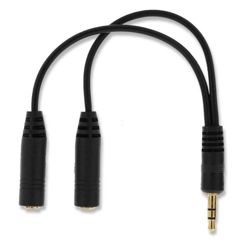 Jual Kabel Audio Splitter Hifi 3.5mm To 2 X 3.5mm Kabel Konverter ...