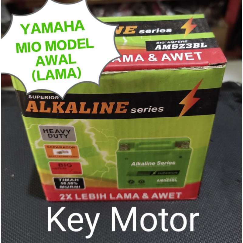 Jual Aki / Accu Kering Alkaline Alkalin Series Motor Yamaha Mio Lama 5a