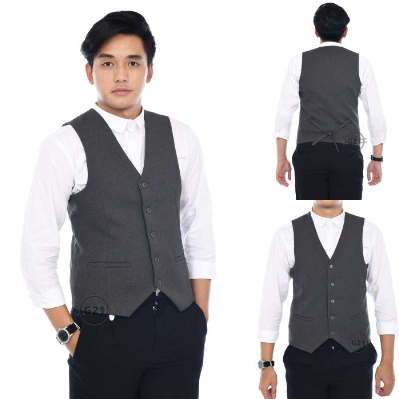 Promo Vest Rompi Jas Pria Formal Kerja Kantor Premium High Quality ...