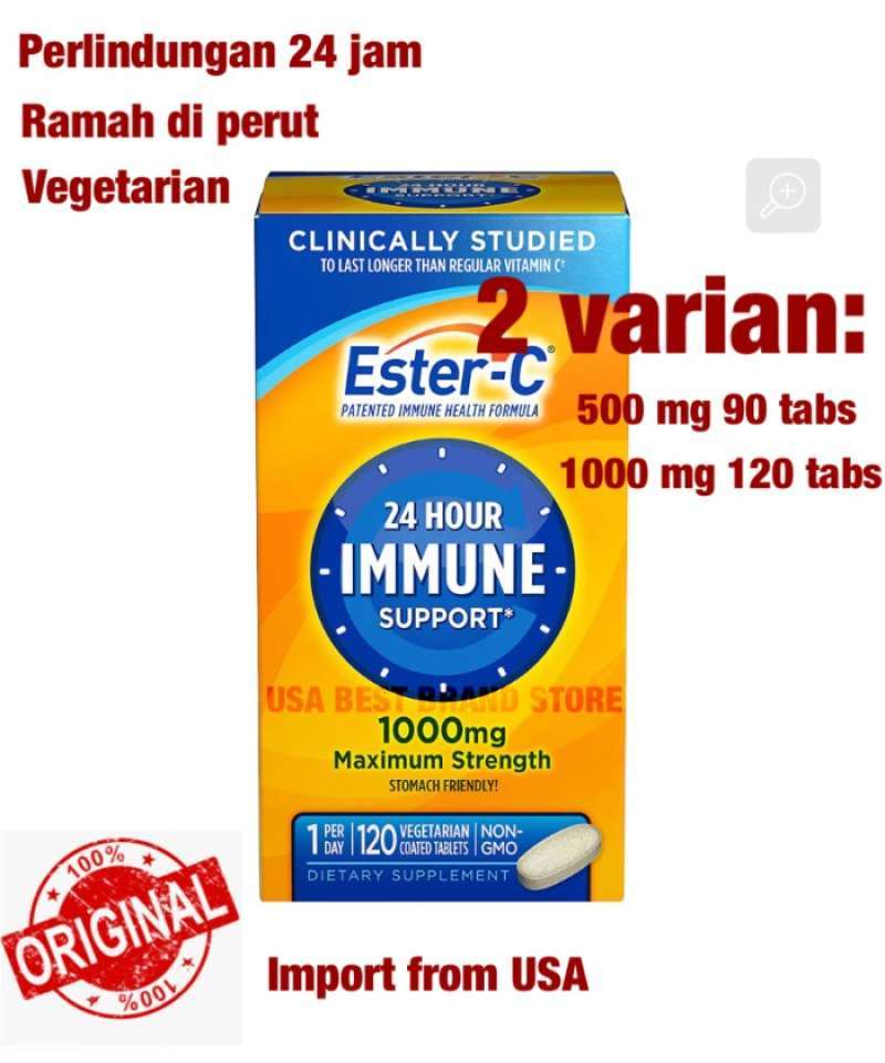 Promo Vitamin Esterc 24 Hour Immune Support Diskon 33 Di Seller Bumi