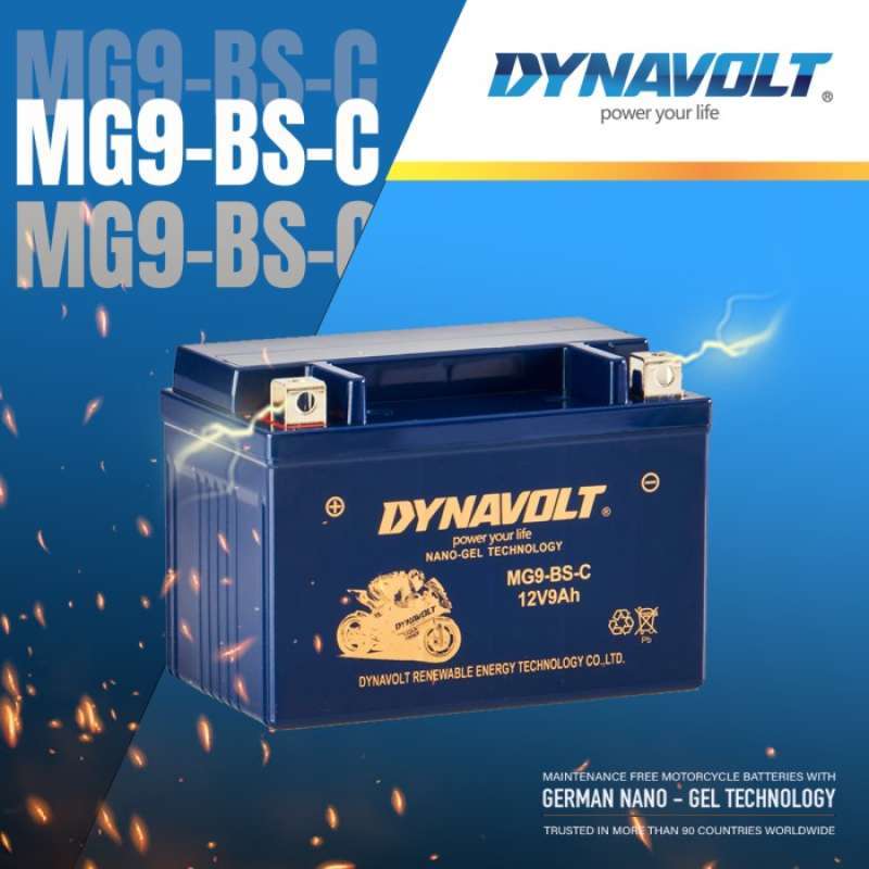 Promo Aki Motor Ktm Duke/rc 200/250/390 Dynavolt Mg9-bs-c Cca 260