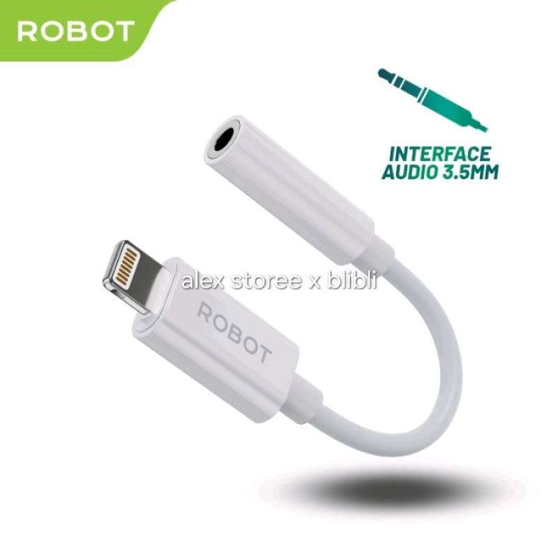 Robot RUL03 Adapter Converter Lightning iPhone to Jack AUX Headset  Audio