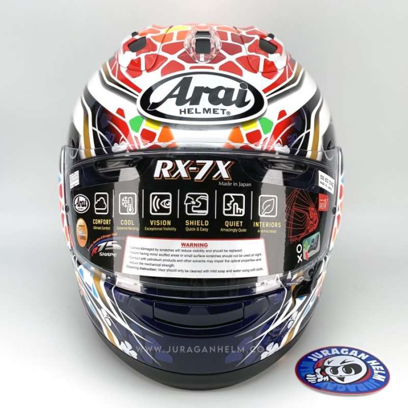 Arai RX-7X NAKAGAMI GP2 Lサイズ Arai RX-7X NAKAGAMI GP2 61-62cm XL