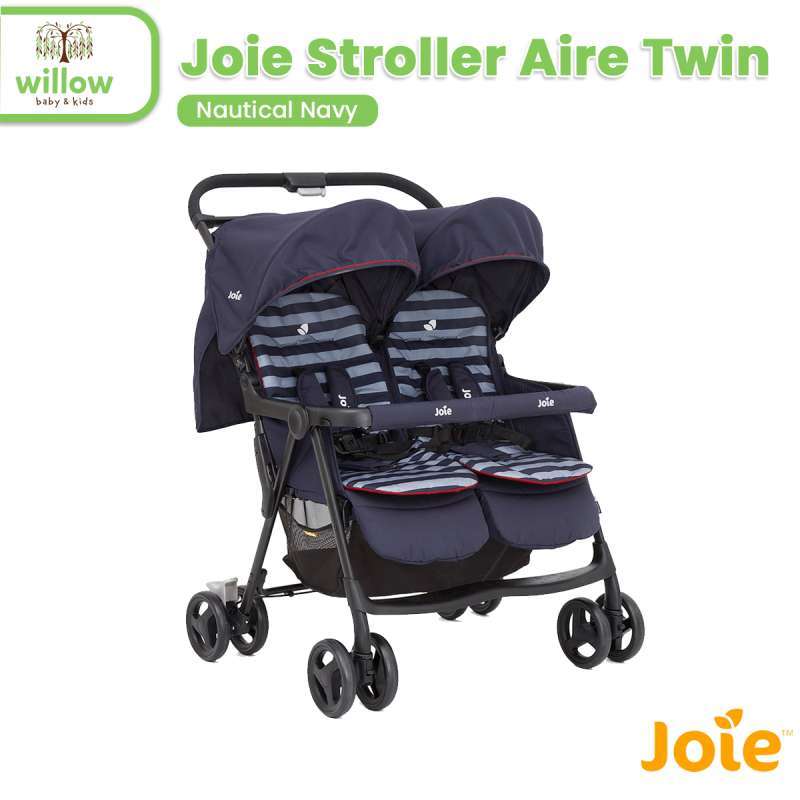 Joie aire twin nautical navy cheap