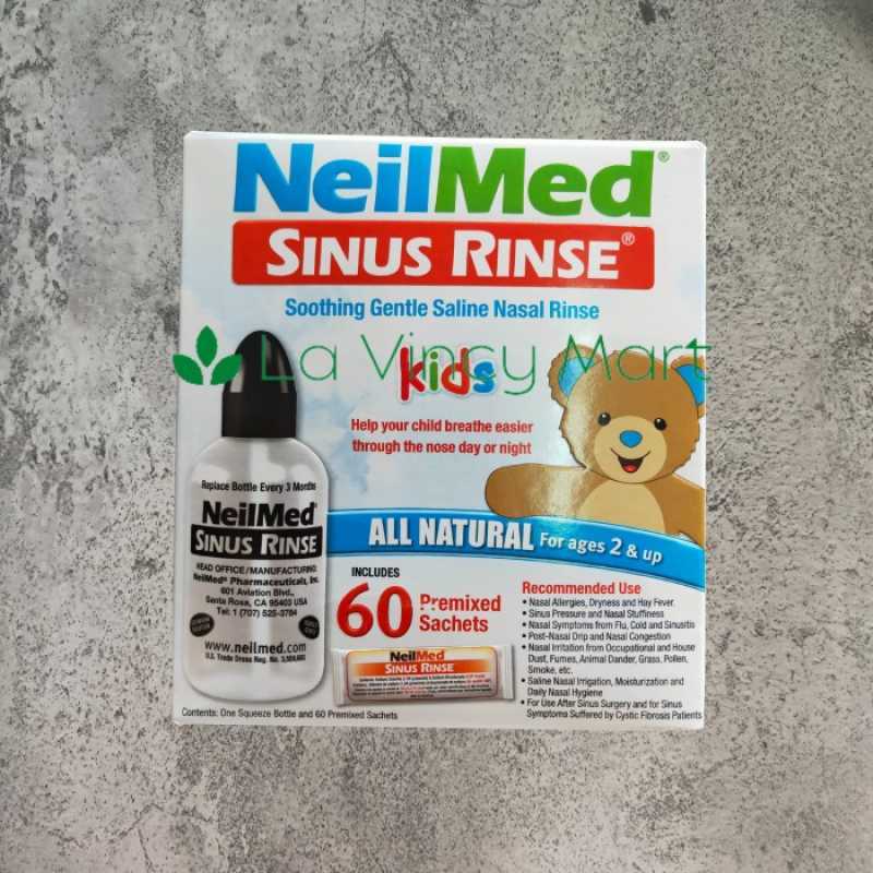 Promo Neilmed Sinus Rinse Kids, For Ages 2 &amp; Up, 60 Premixed Sachets ...
