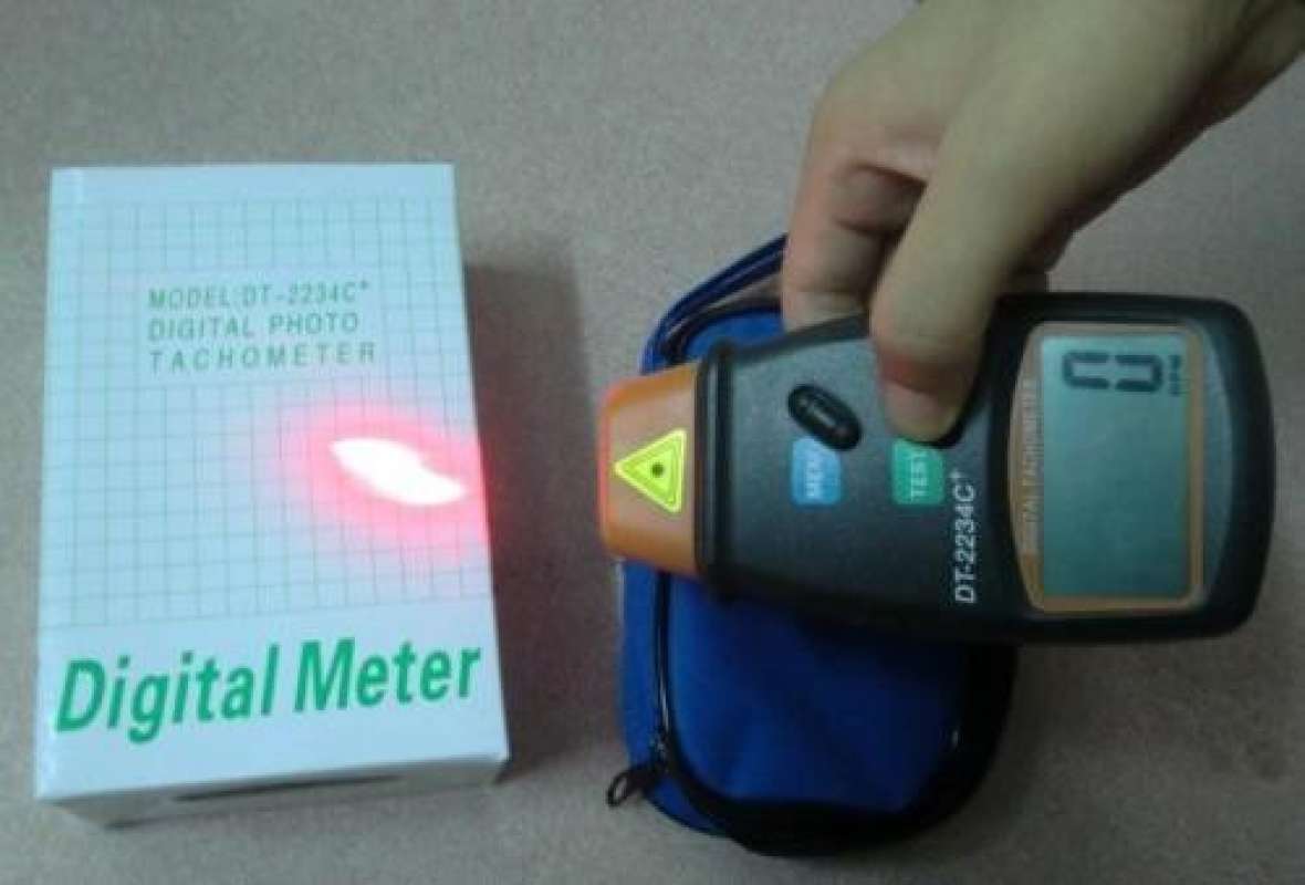 Sensor Putaran Roda Promo Digital Tachometer Laser - Pengukur Putaran Rpm Roda Mesin Motor ...