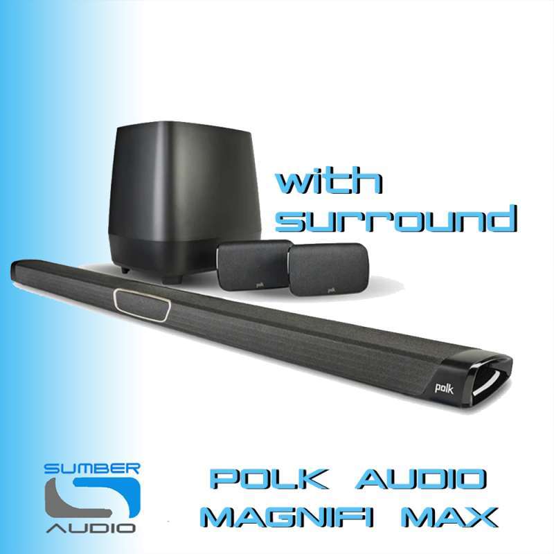 Soundbar Polk Magnifi Max Sound Bar Dolby HDMI ARC Chromecast MagnifiMax  Garansi Resmi Thn