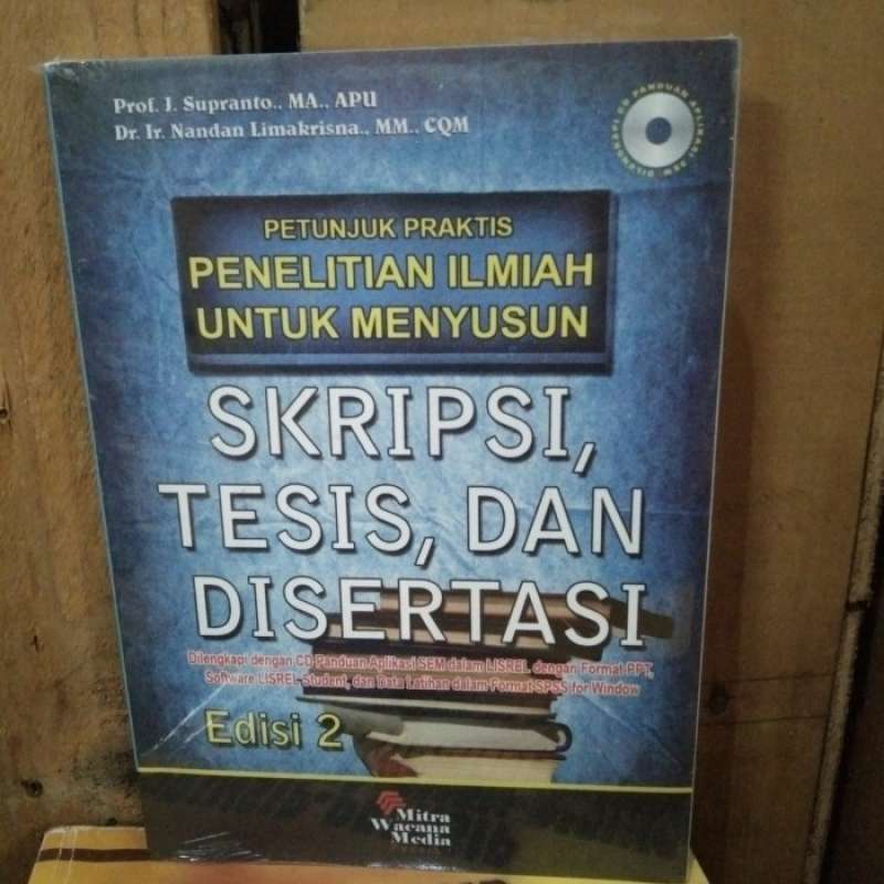Promo Skripsi Tesis Dan Disertasi Edisi 2-j Supranto Diskon 23% Di ...