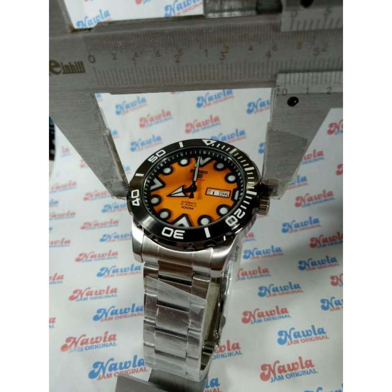 Seiko 5 Sports SRPA05K1 Automatic Orange Dial Jam Tangan Pria SRPA05