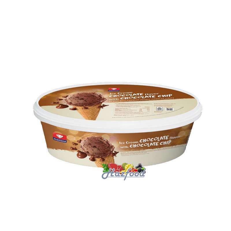 Jual Es Krim Chocolate Chip Diamond 700 Ml Di Seller Hazfood - Karang ...