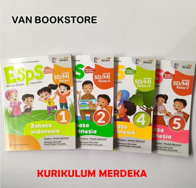 Promo Esps B Indonesia Sd Kelas 1 2 3 4 5 6 - Kurikulum Merdeka Diskon ...