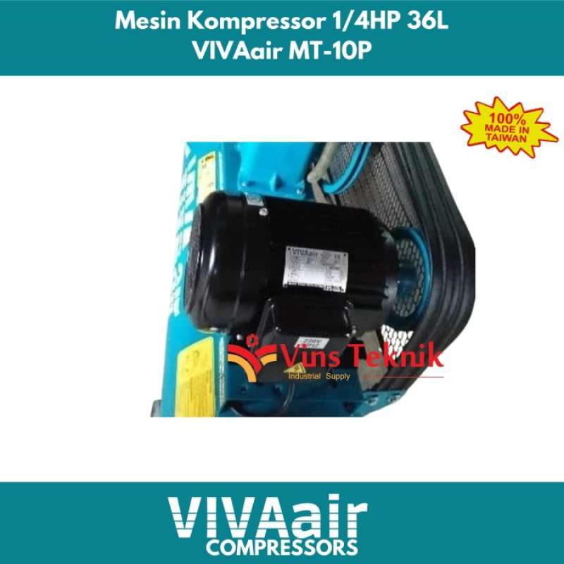 Promo Viva Air Compressor Automatic Mt10p 1/4hp 36l Kompresor Taiwan