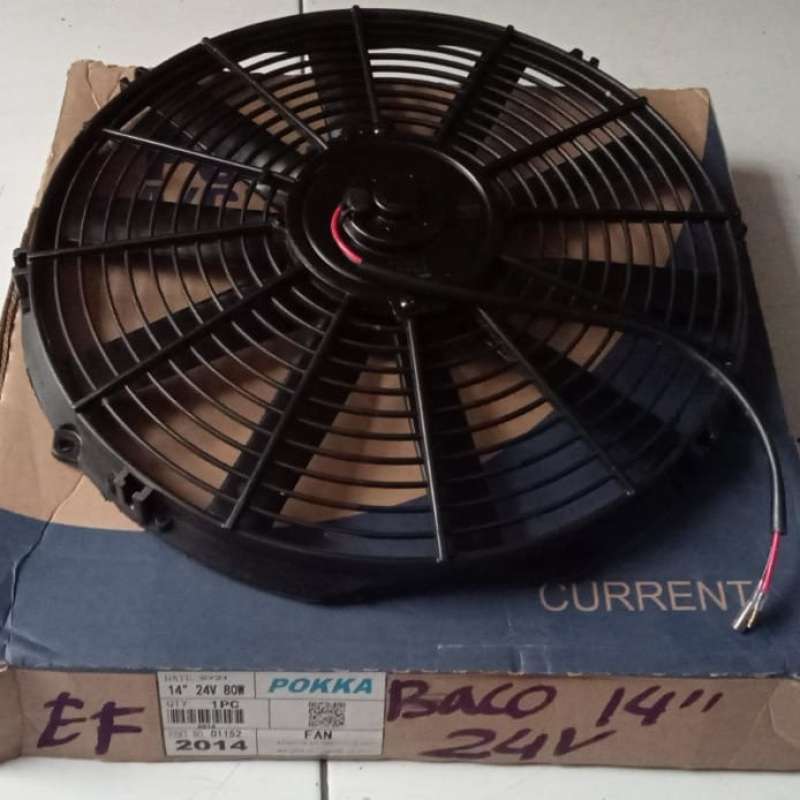 Jual Extra Fan Plastik Ac Mobil Baco 14” 24v 10 Daun Pokka Di Seller
