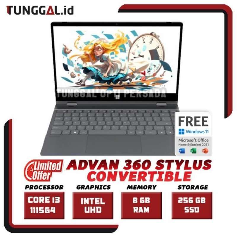 LAPTOP ADVAN 360 Stylus i3-1115G4 14