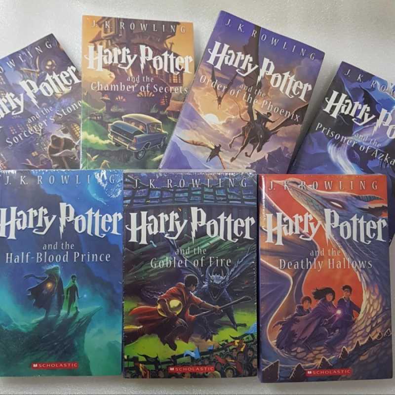 Promo Harry Potter Box Set 8 Buku Bahasa Inggris Diskon 25 Di Seller