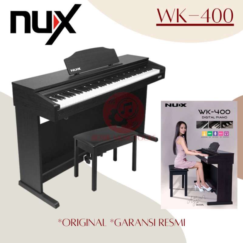 Promo Nux Wk-400 Digital Piano With Full Hammer Action 88keys Nux Wk400 ...