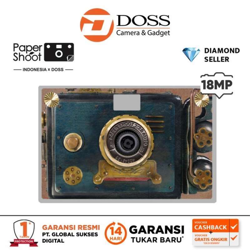 Jual Paper Shoot Paper Camera Steampunk Series 18mp 