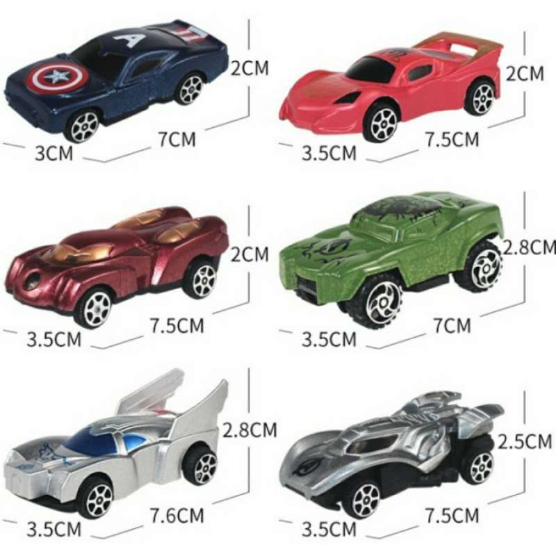 Promo Cake Topper Mobil Avengers/avenger Figure- Dekorasi Kue Ulang