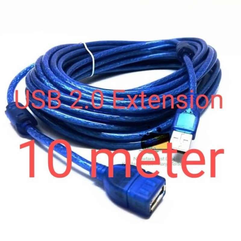 Promo 100 Produk Ori Usb Extension Cable 10 Meter Kabel Perpanjangan