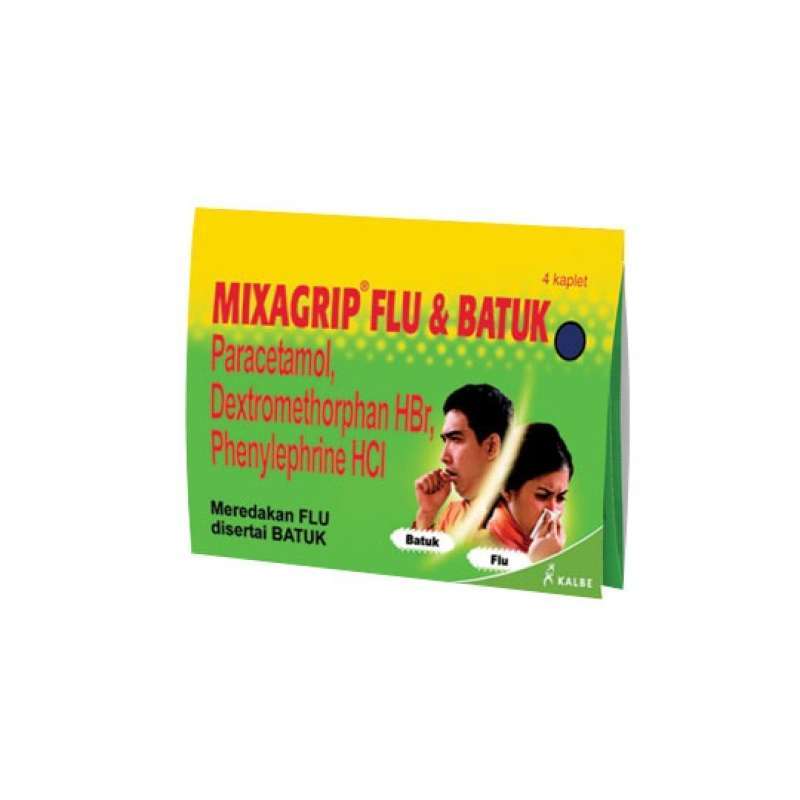 Promo Mixagrip Flu Dan Batuk Hijau 1 Box [25 Strip / Box] Diskon 9% Di ...