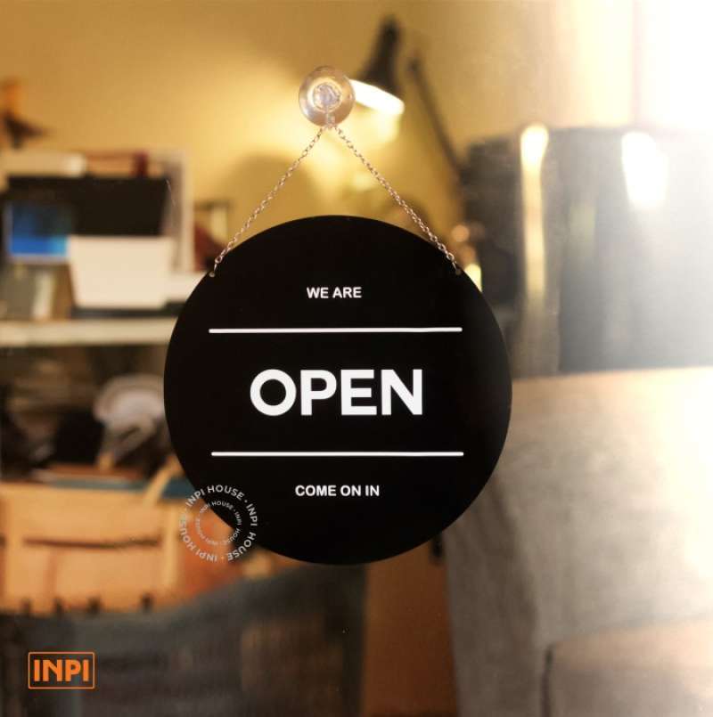 Jual Signage Open Closed - Sign Akrilik Gantung - Open Close Sign Board ...
