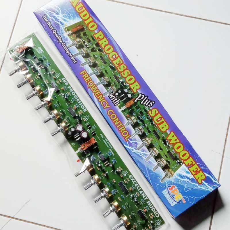 Jual Kit Audio Processor Plus Subwoofer With Frequency Control By Spe