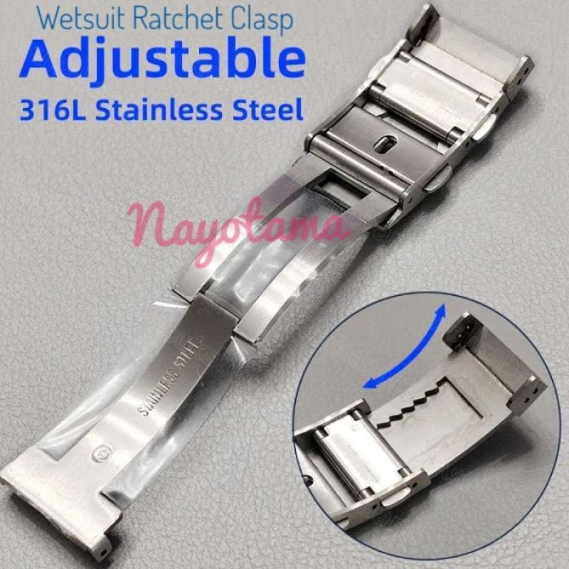 Jual Watchdis Wetsuit Ratchet Diver Extension Clasp Buckle 18mm Di Seller Tombstone Cengkareng Timur Kota Jakarta Barat Blibli