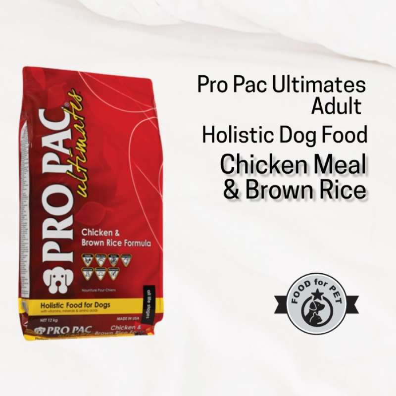 Promo Pro Pac Ultimates Chicken & Brown Rice Formula 20 Kg Diskon 23% ...