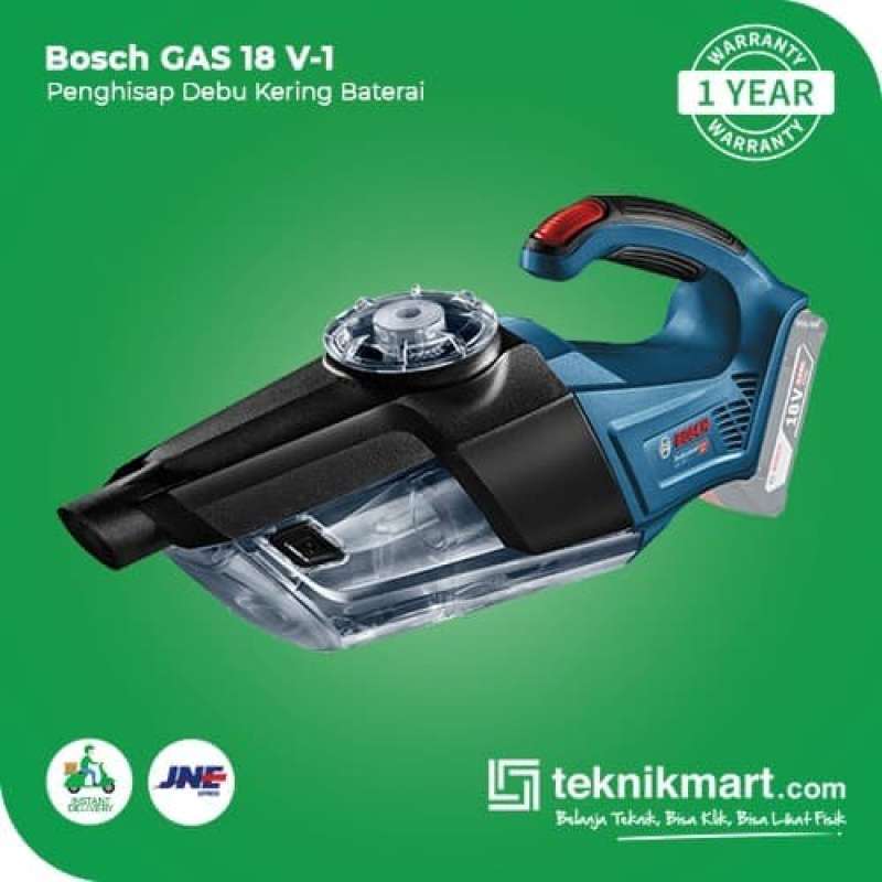 Promo Sale Bosch Cordless Dry Vacuum Cleaner 18volt Gas 18 V1 (unit