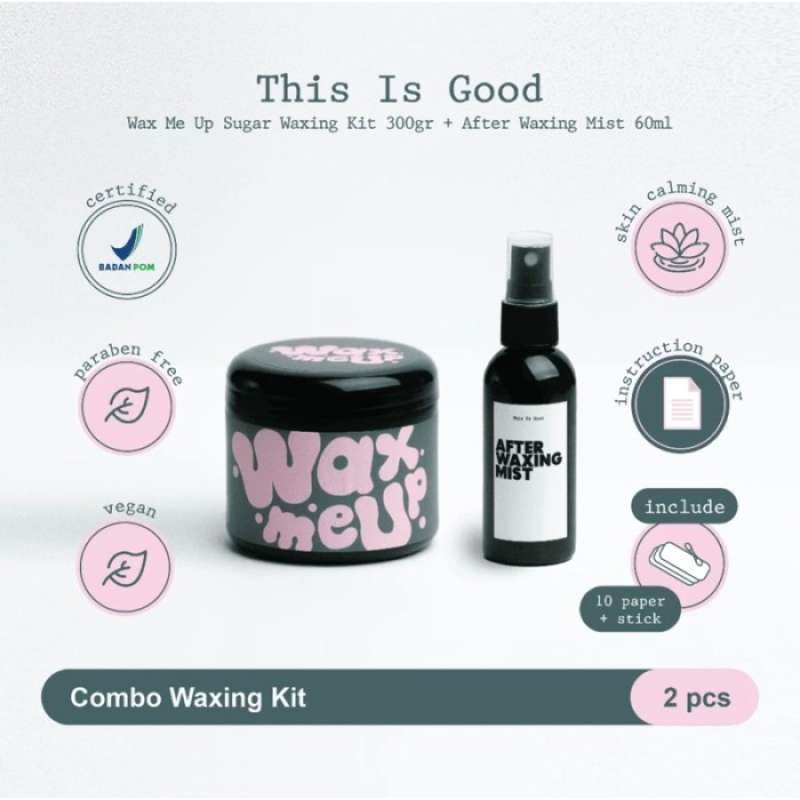 Jual Combo Waxing Kit By This Is Good Sugar Wax + After Waxing Mist