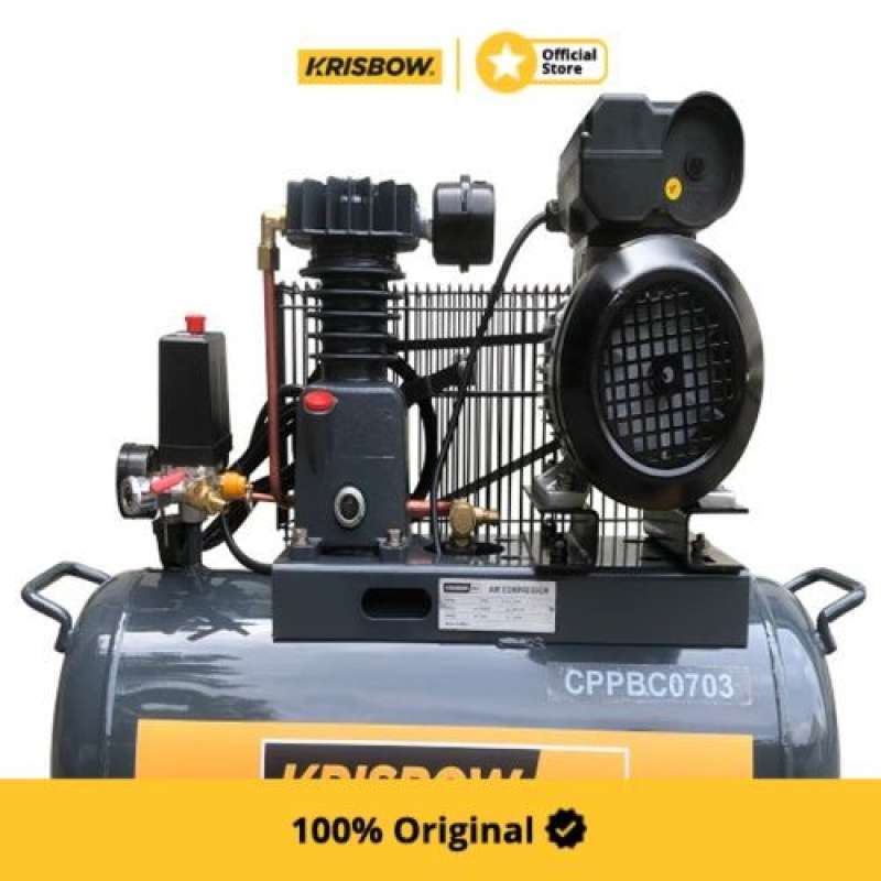Compressor Shin Jual Krisbow Air Compressor Kompresor Angin 3/4hp 8 Bar Cppbc0703 Di ...