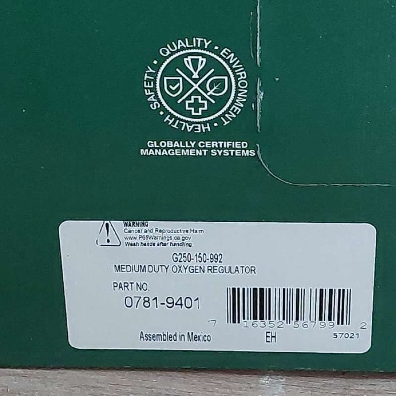 Welding Regulator Victor Technologies G250-15-510 Acetylene